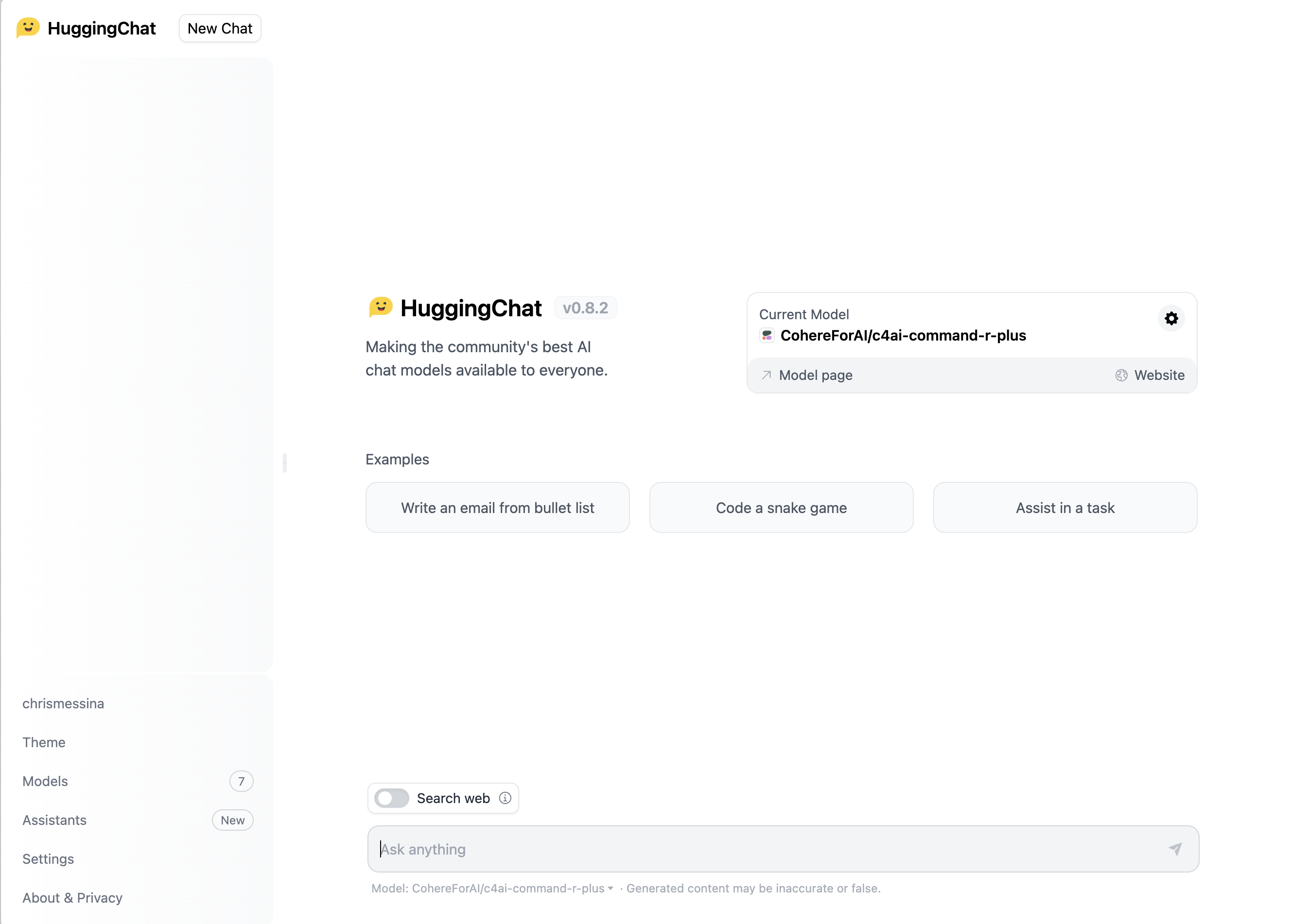 وسائط Huggingchat - إتاحة أفضل نماذج دردشة الذكاء الاصطناعي للجميع 6