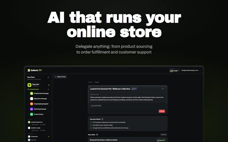 SellerClaw screenshot 2