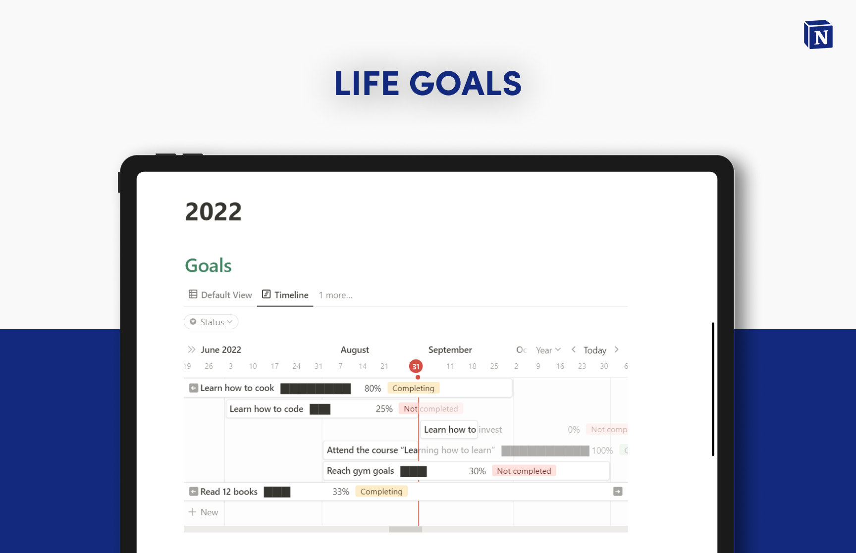 Life OS (Notion Dashboard) media 2