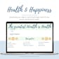 Health & Happiness Notion Template