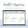 Health & Happiness Notion Template