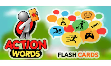 Action Words: 3D Animated Flash Cards gallery image