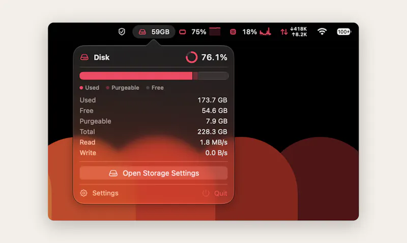 mectrics screenshot 6