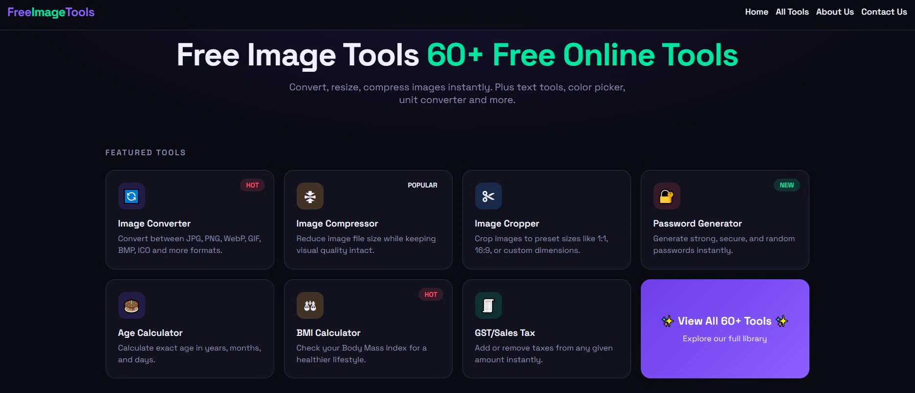 60+ Free Online Tools logo
