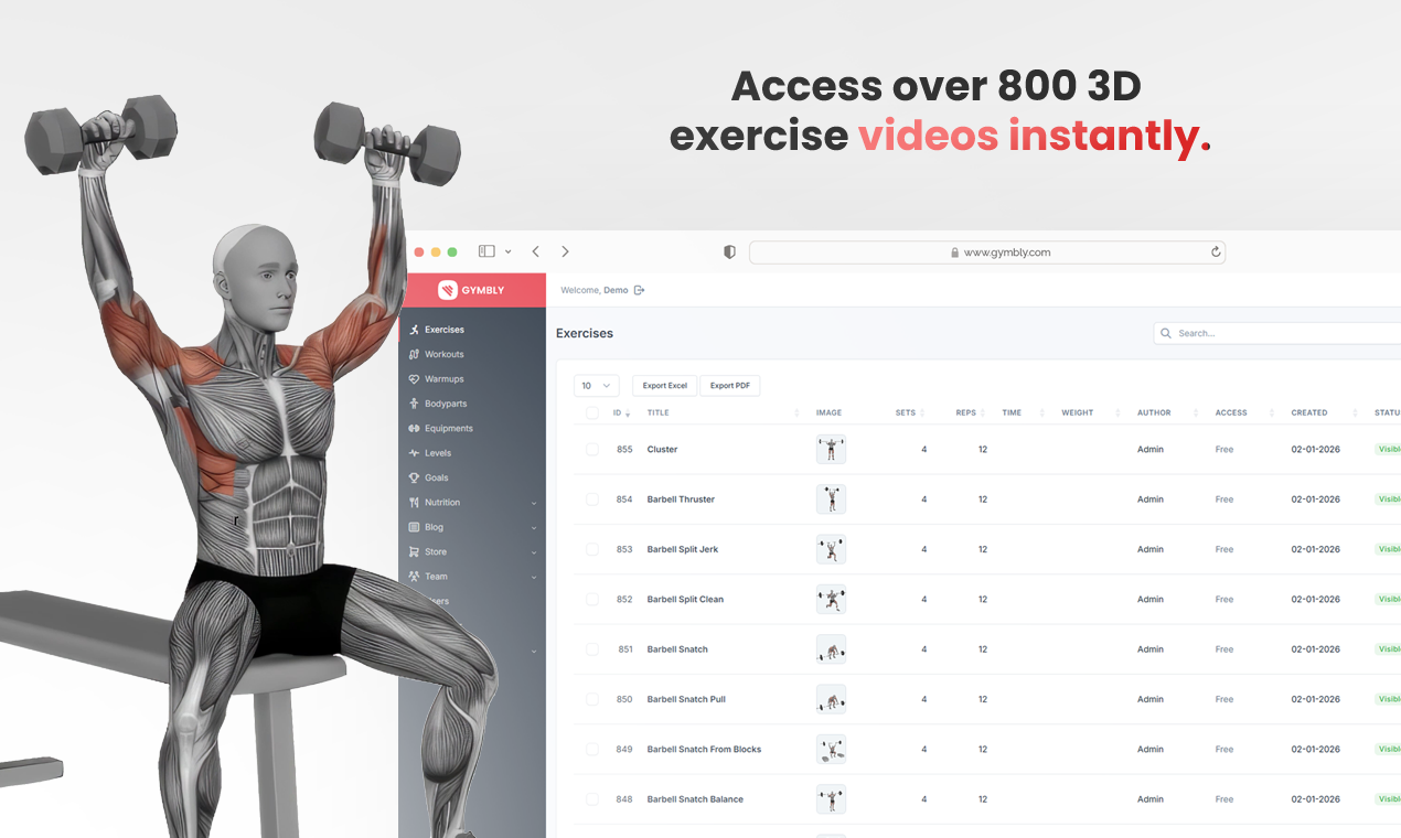 Gymbly.io - Screenshot 5 showing product features and functionality