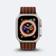 Buckle Striped Nylon Apple Watch Band