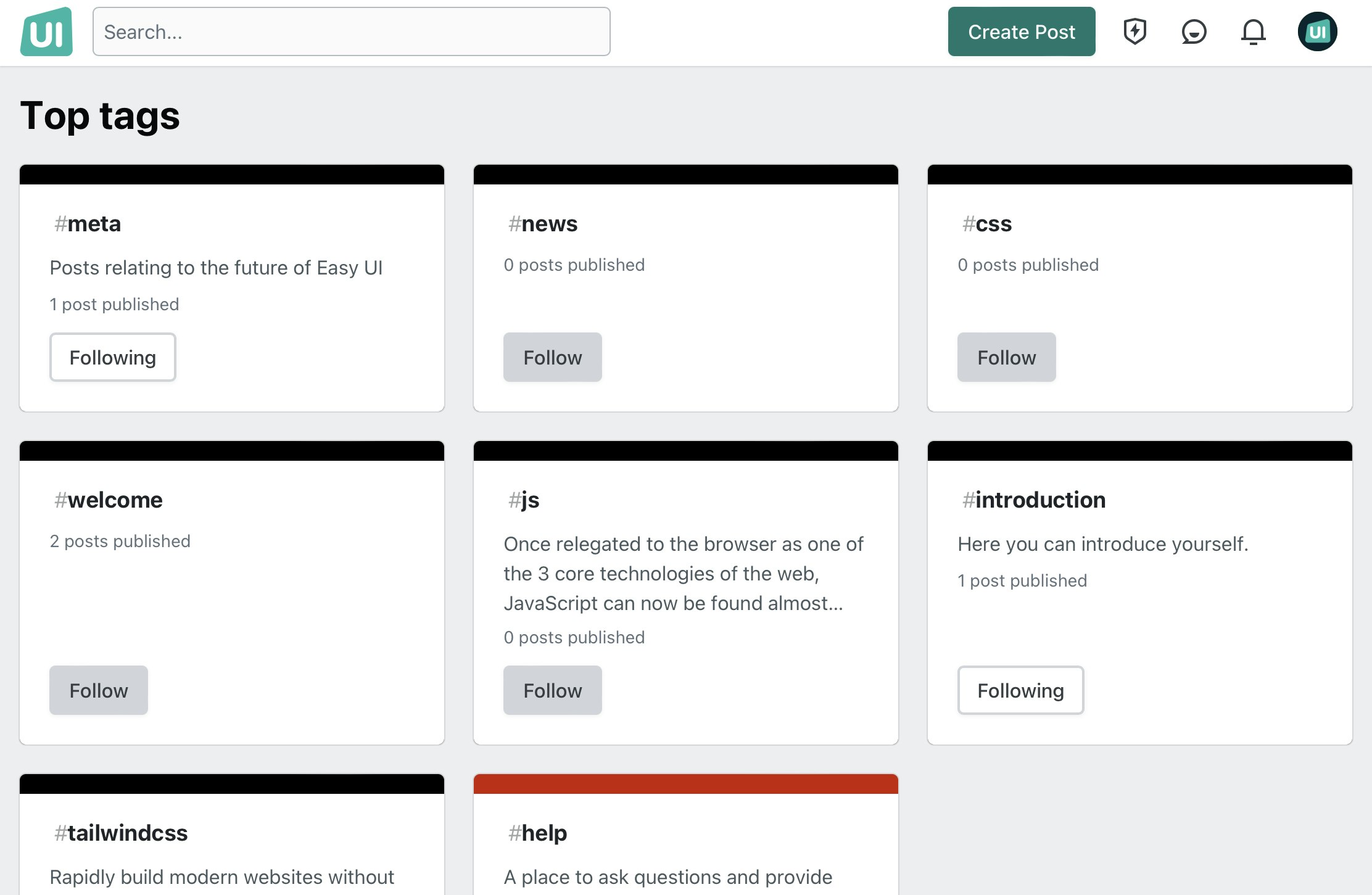 Easy UI Community gallery image