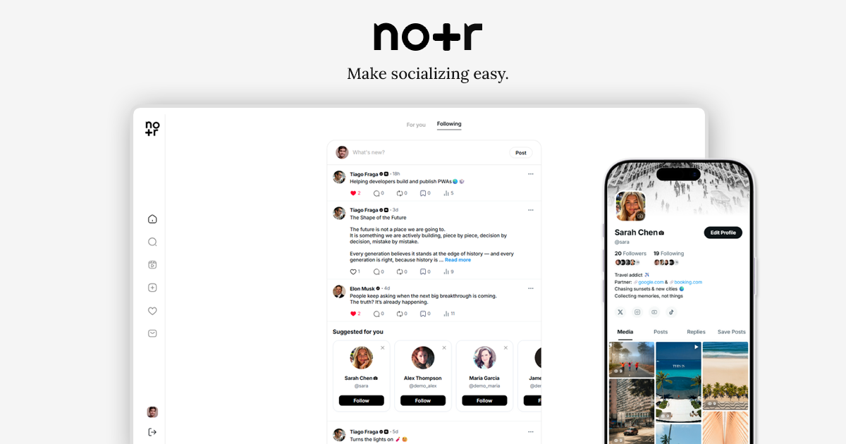 Notr - Main product screenshot demonstrating key features and user interface