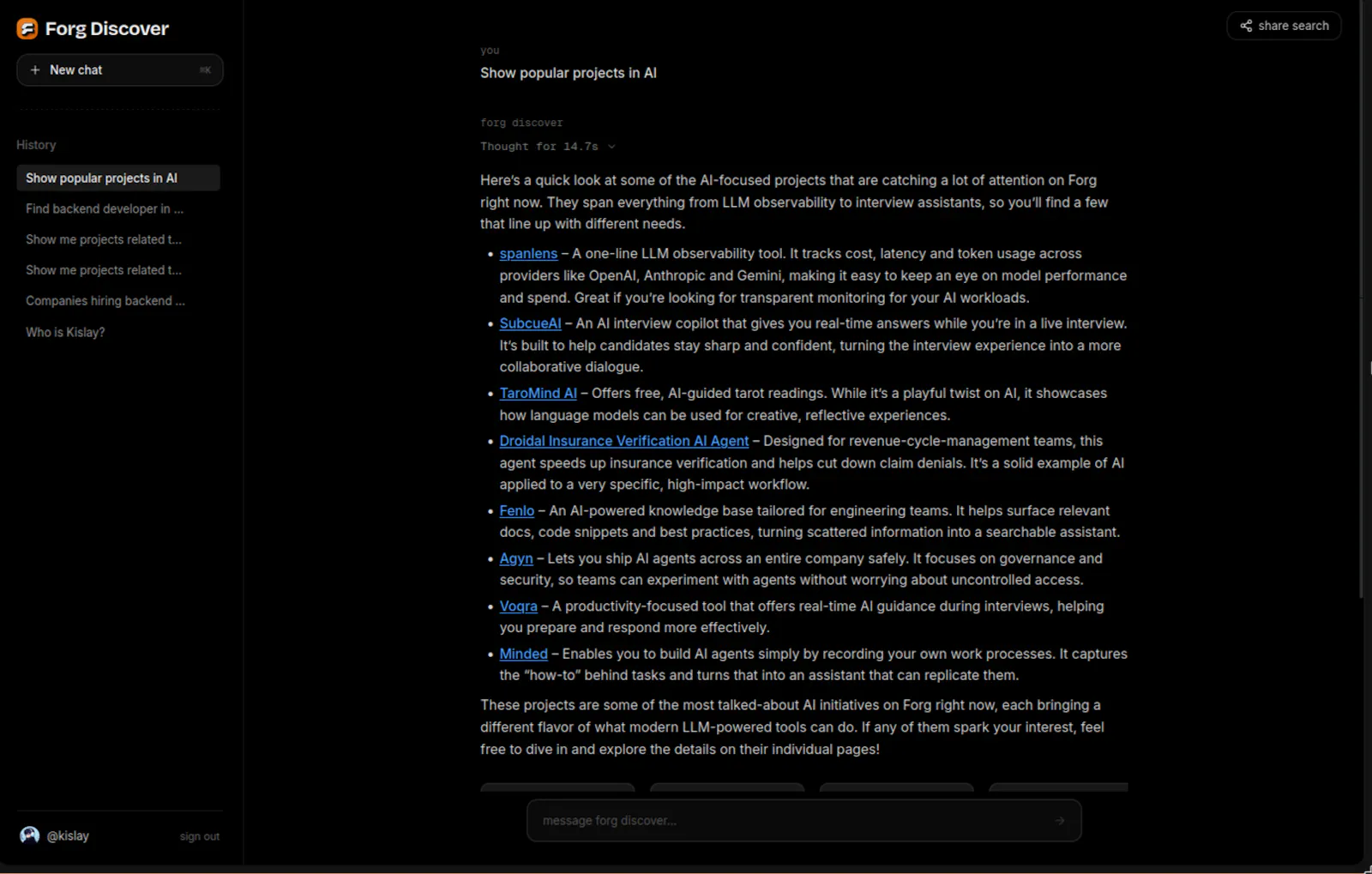 Forg Discover screenshot 2
