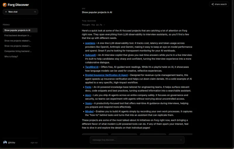 Forg Discover screenshot 2