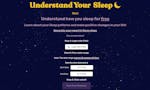Understand Your Sleep image