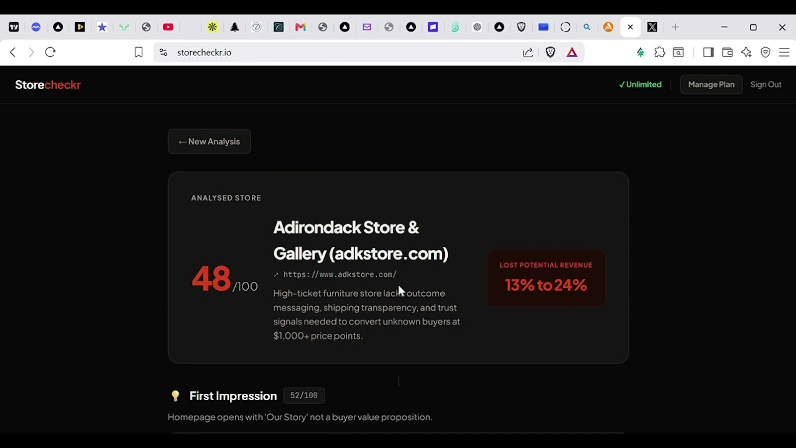 storecheckr.io screenshot 1 (video preview)
