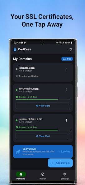 SSL certificate generator app gallery image