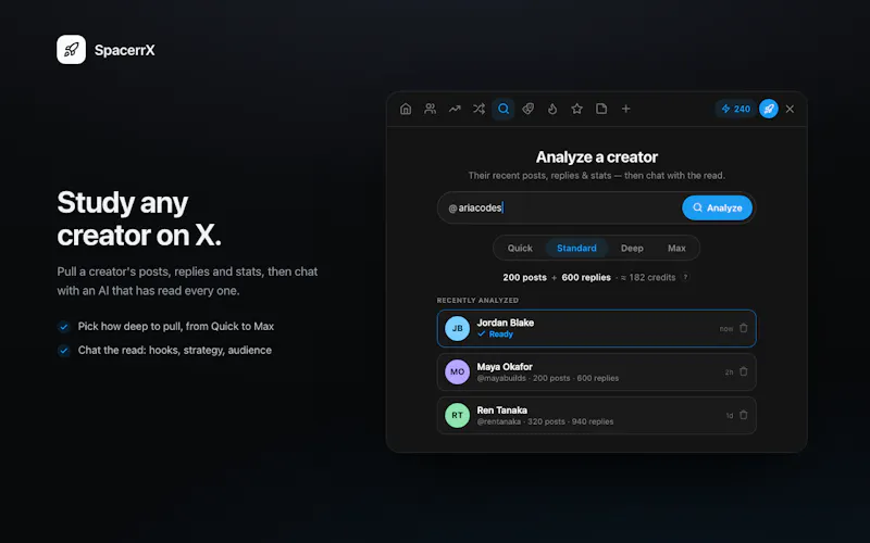 SpacerrX screenshot 2
