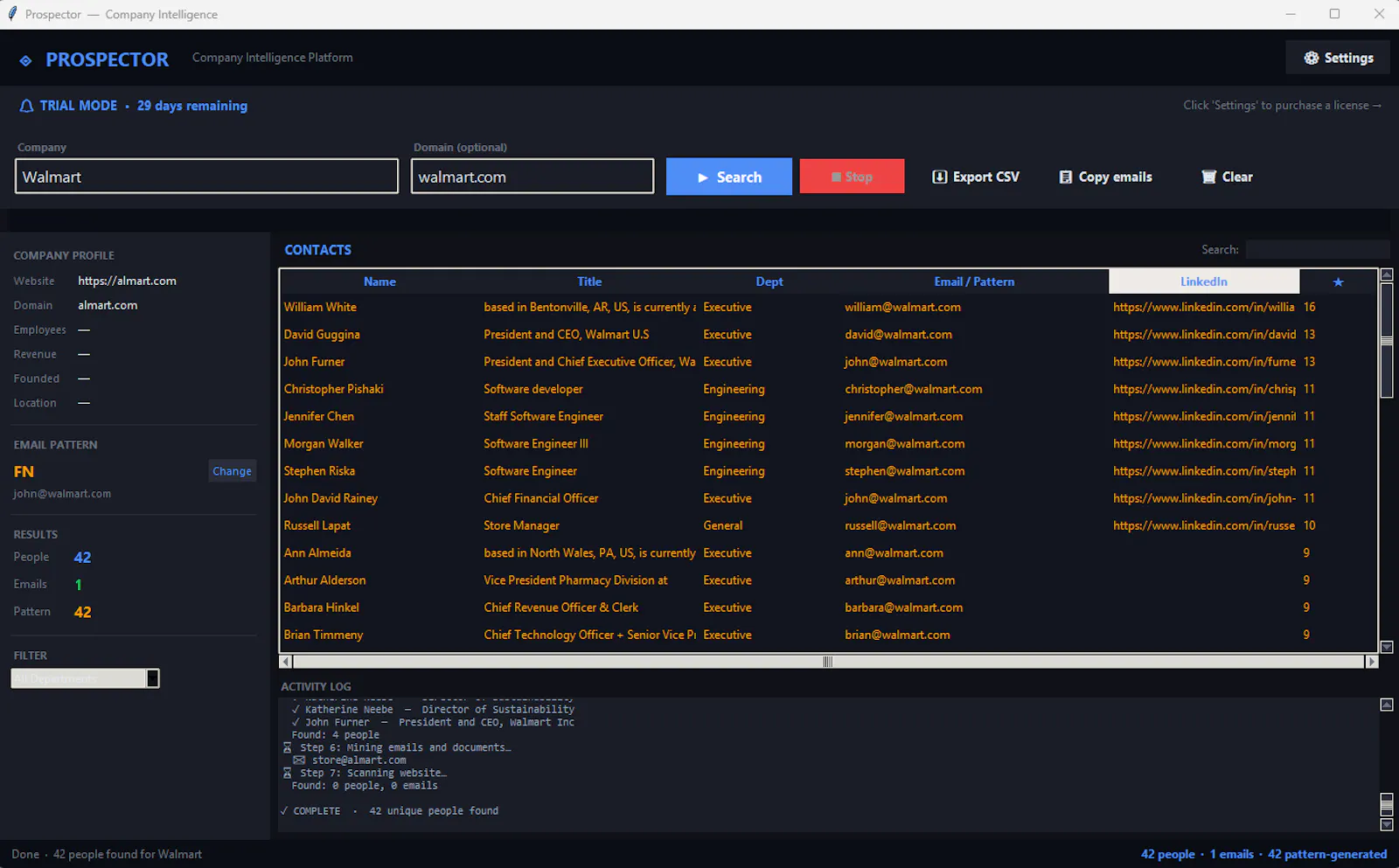 Prospector Email Finder screenshot 3