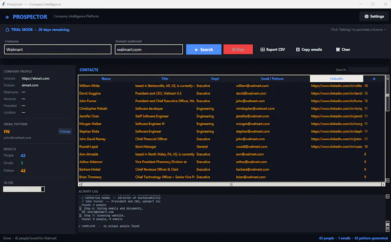 Prospector Email Finder screenshot 3