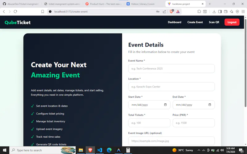 Event-Ticket-mangment-system screenshot 8