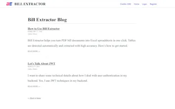 Bill Extractor gallery image
