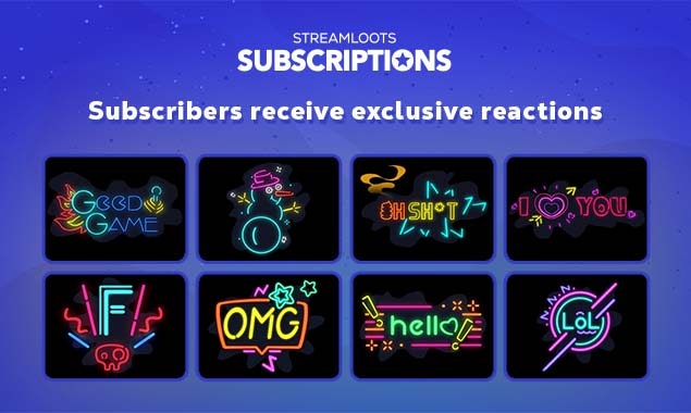 Subscriptions on Streamloots  gallery image