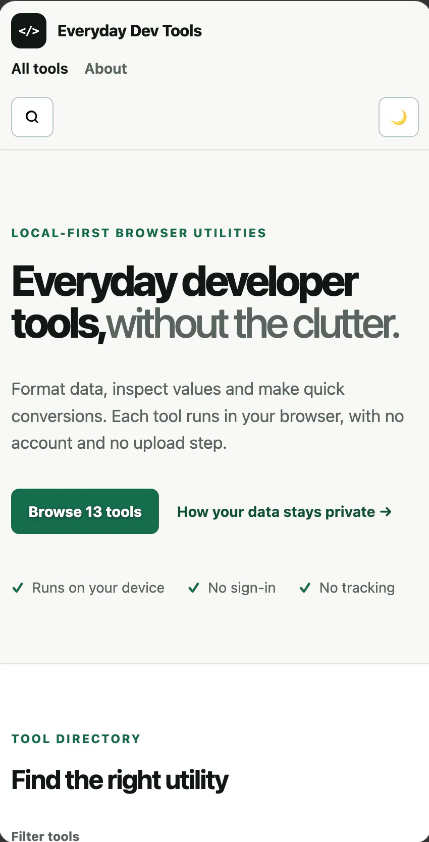 Everyday Dev Tools gallery image