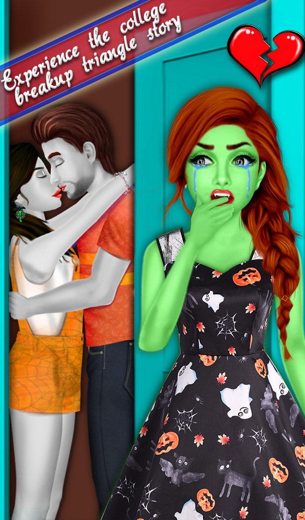 High School Breakup Triangle:Halloween Love Affair gallery image