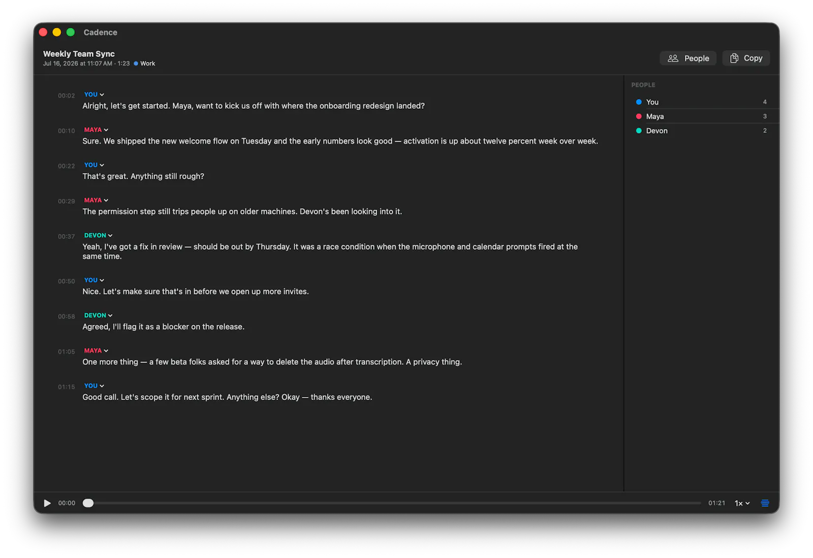 Own My Cadence screenshot 3