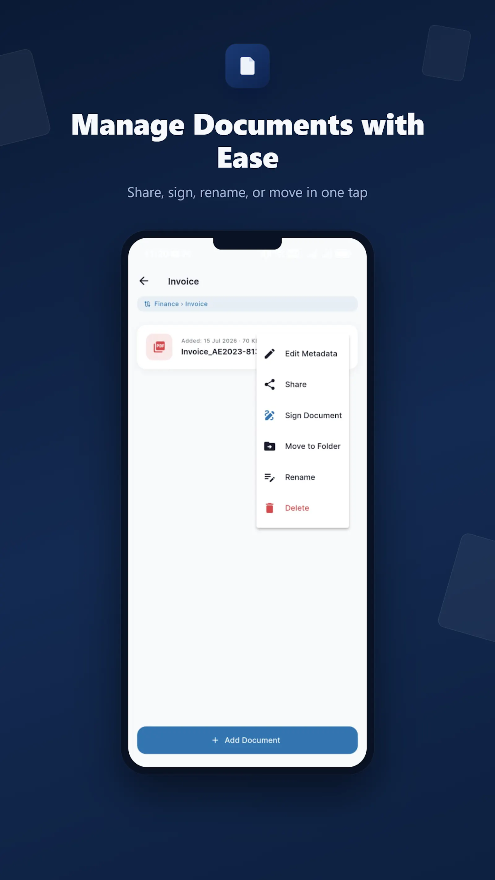 MyDocuHub screenshot 1