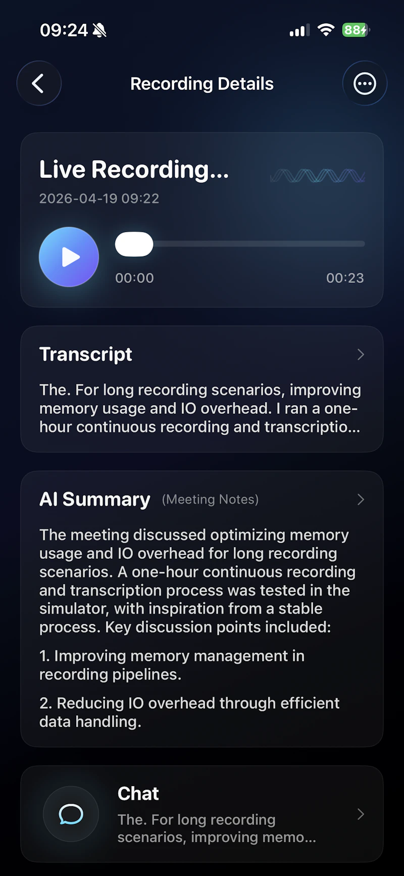 AI Local Recorder screenshot 2
