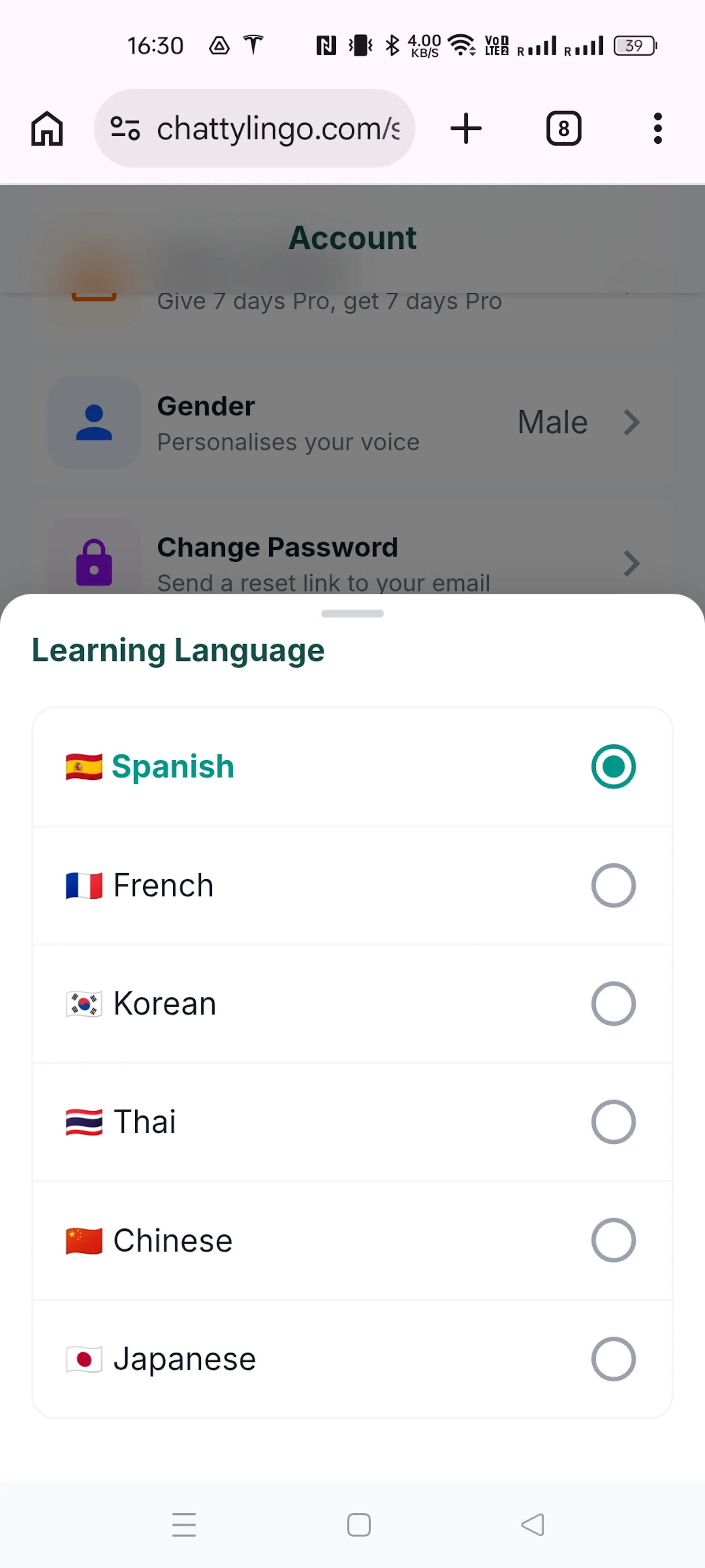 ChattyLingo — Learn Language by Speaking screenshot 13