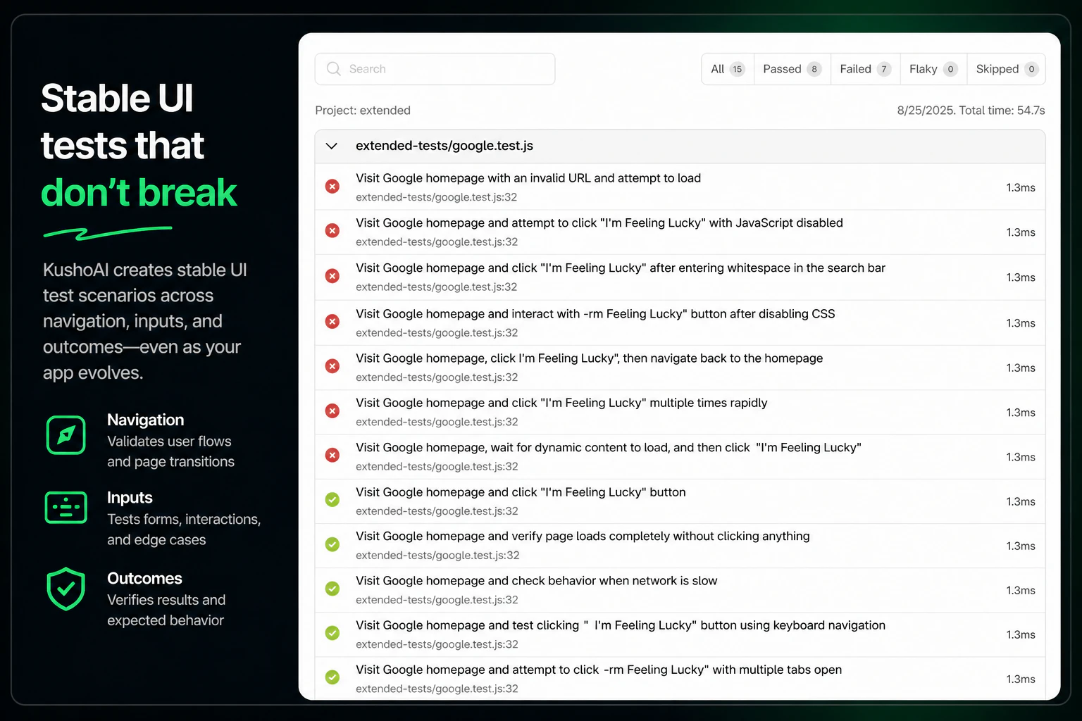 KushoAI for Playwright screenshot 4