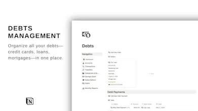 Notion Ultimate Personal Finance Tracker gallery image