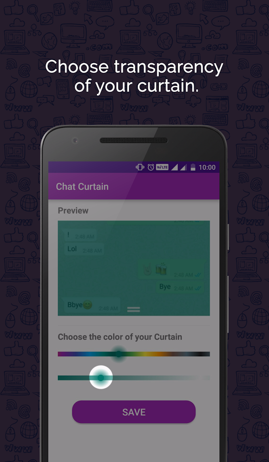 Chat Curtain gallery image