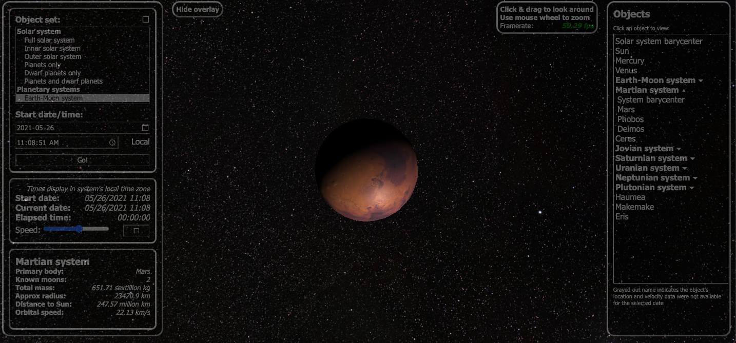 Solar System Explorer gallery image