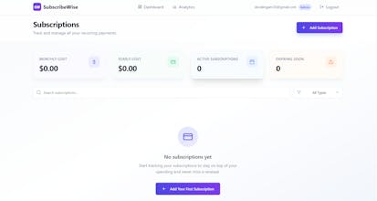 SubScribeWise gallery image