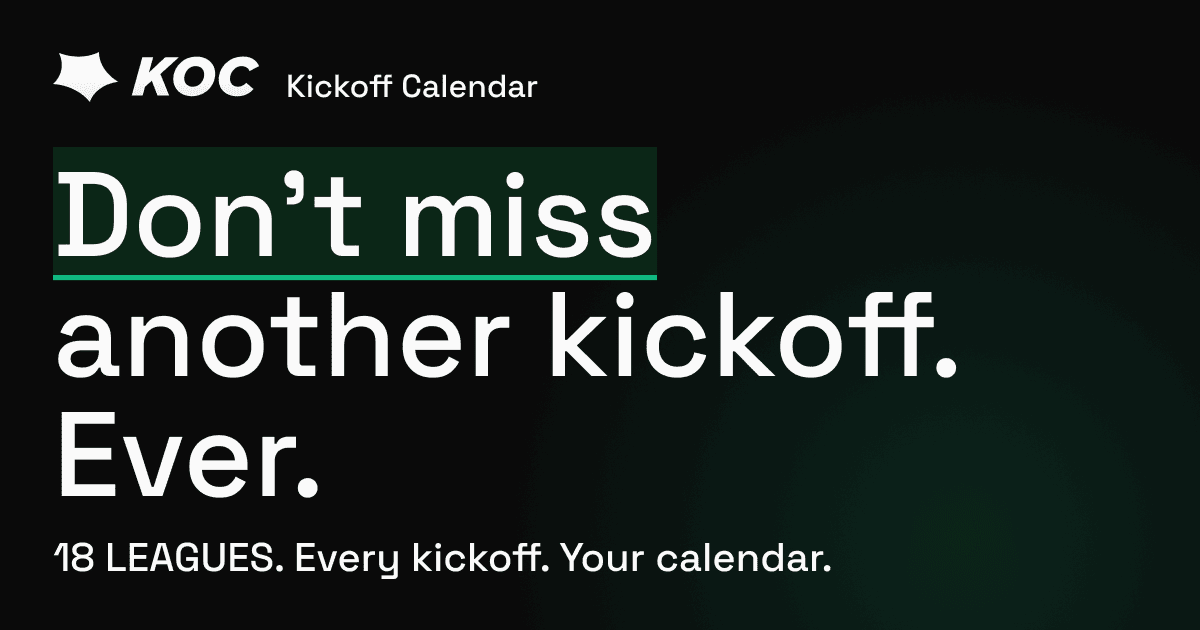 Kickoff Calendar gallery image