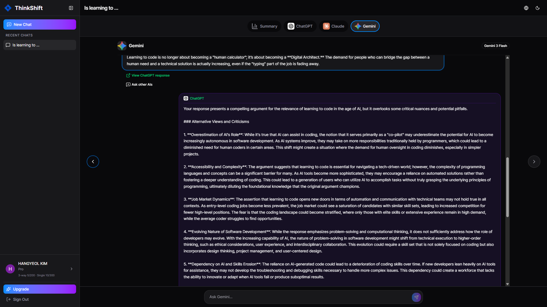 ThinkShift - Screenshot 5 showing product features and functionality