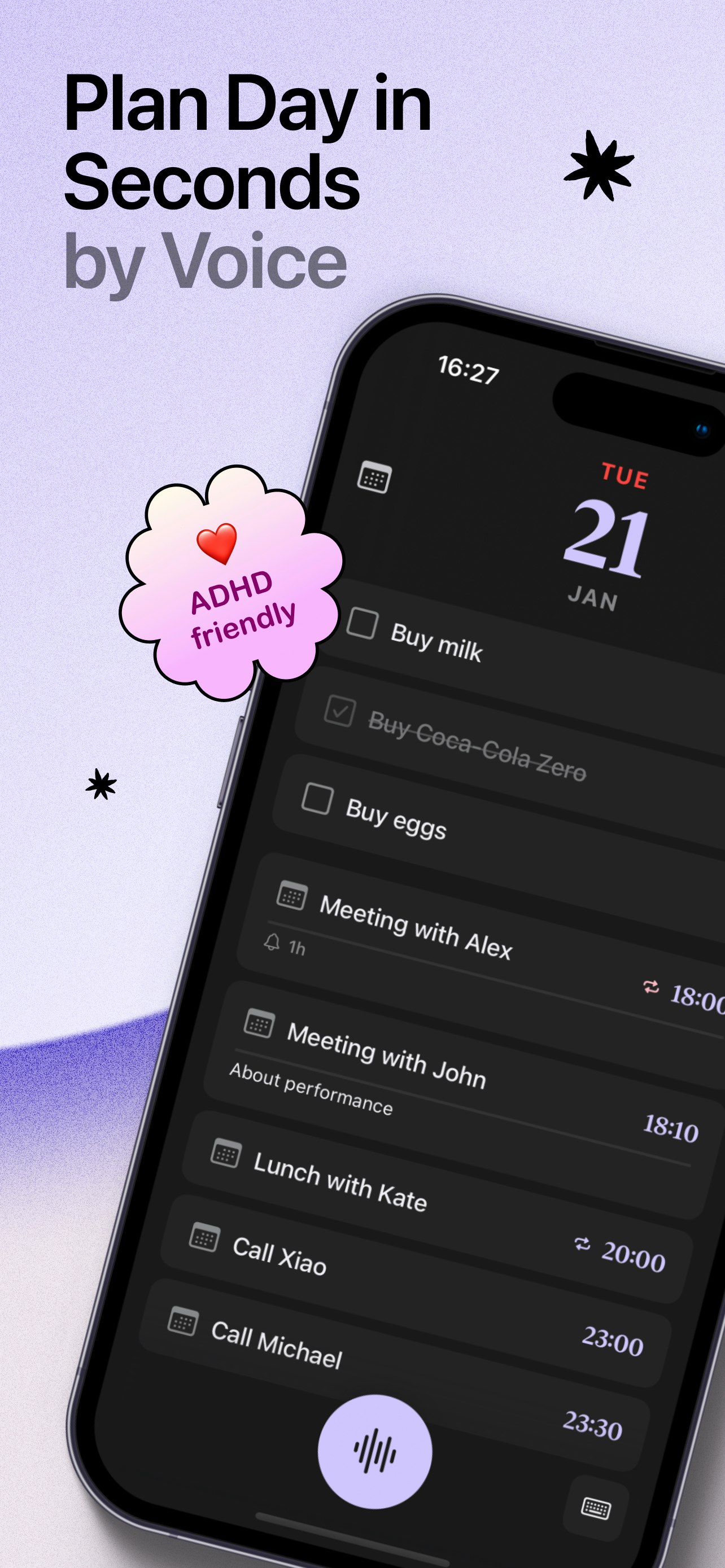 MyTimeo - AI Voice Daily Planner media 1