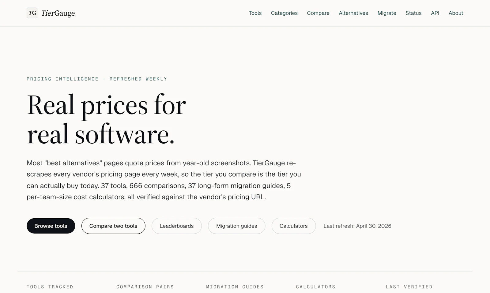 TierGauge screenshot 1