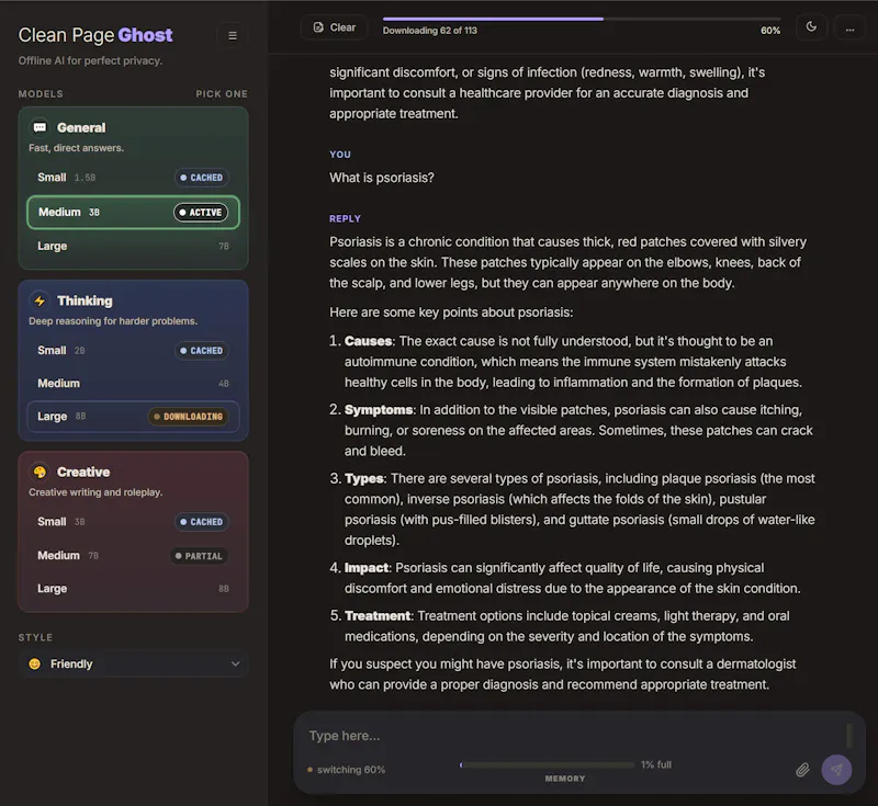 Clean Page AI screenshot 4