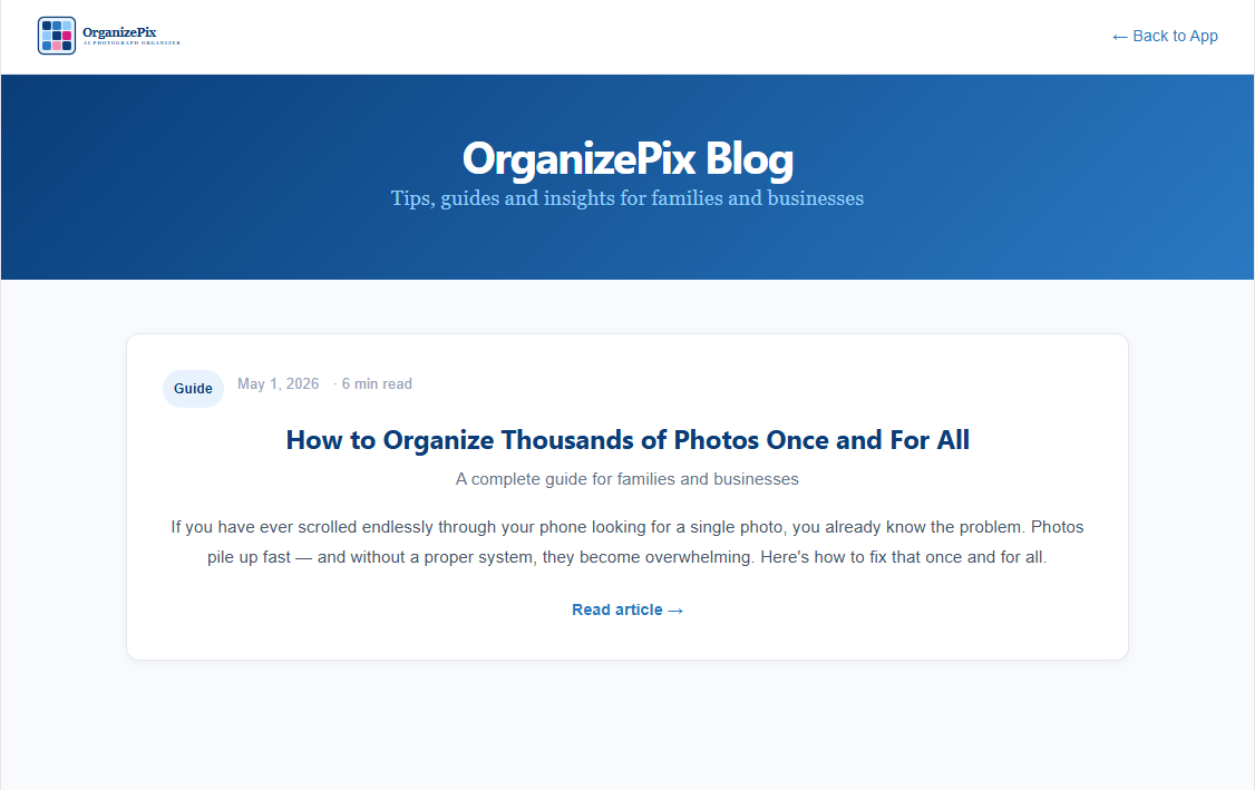 OrganizePix gallery image
