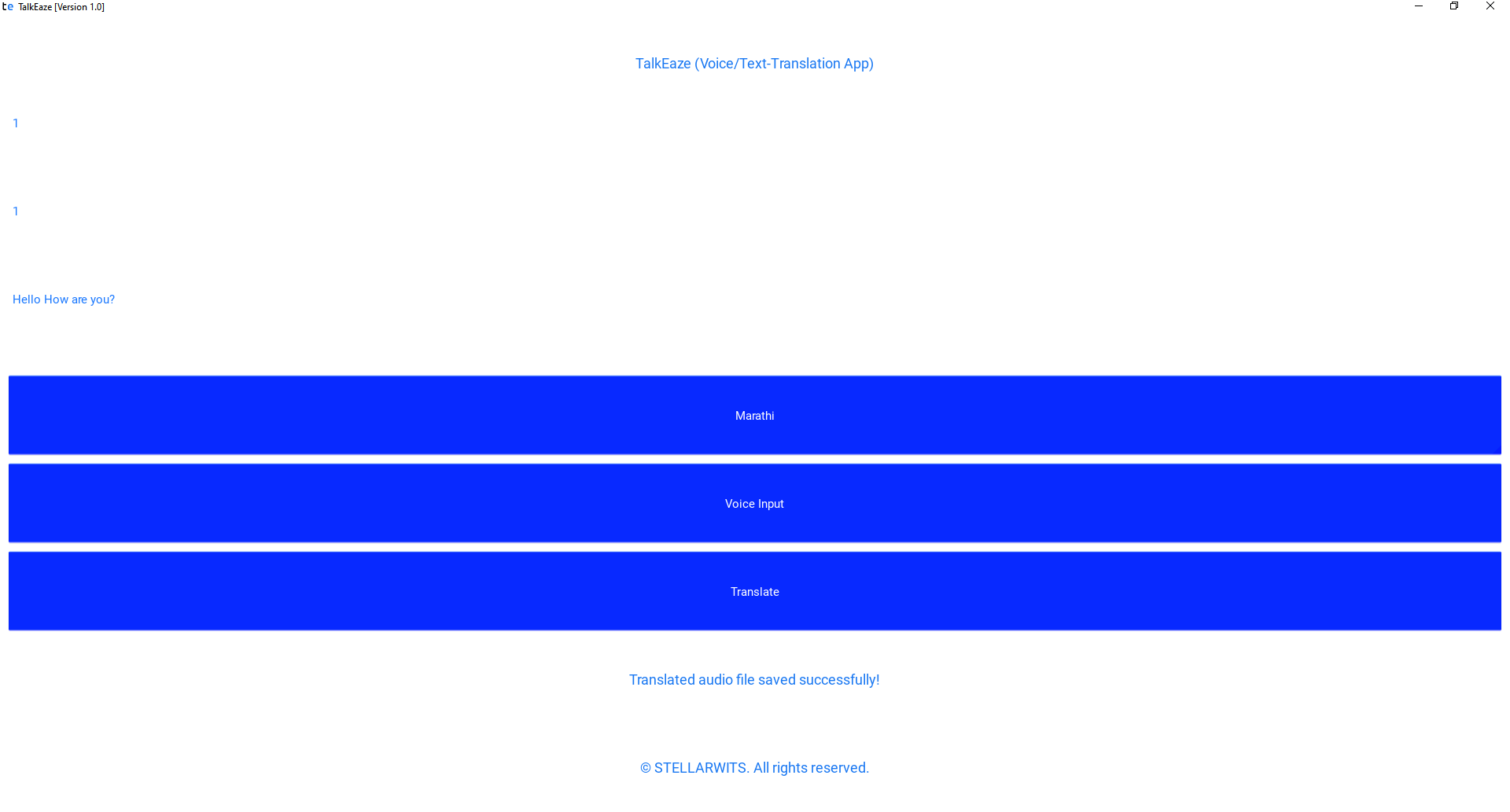 TalkEaze [Voice/Text-Translation App] gallery image