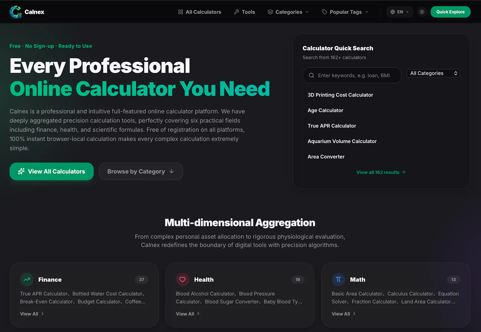 Calnex screenshot 3