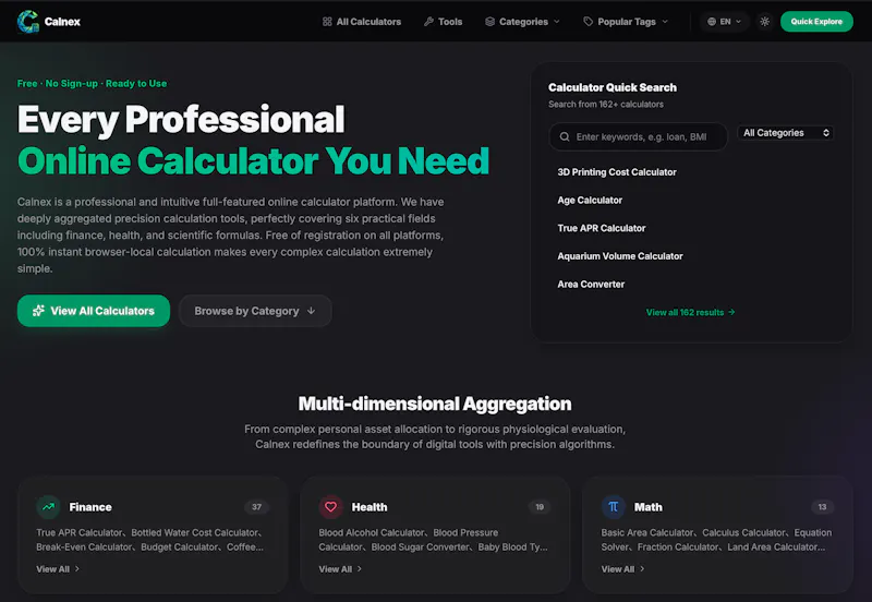 Calnex screenshot 3