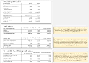 Freelance Project Tax Calculator gallery image