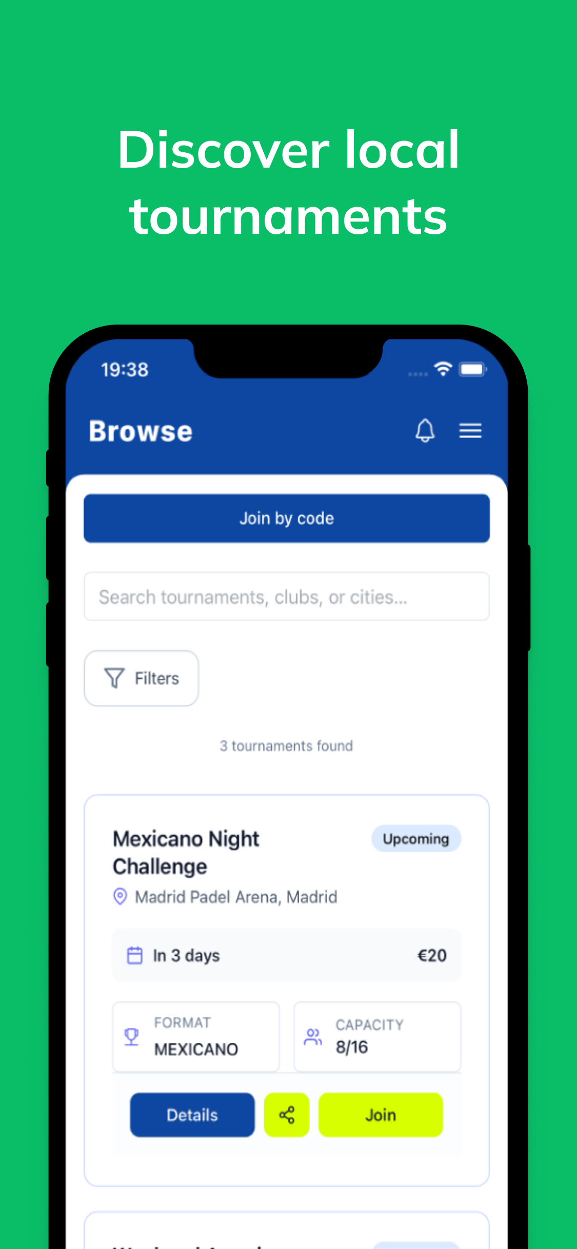 Padelio - Screenshot 2 preview