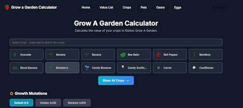 Grow a Garden Calculator gallery image