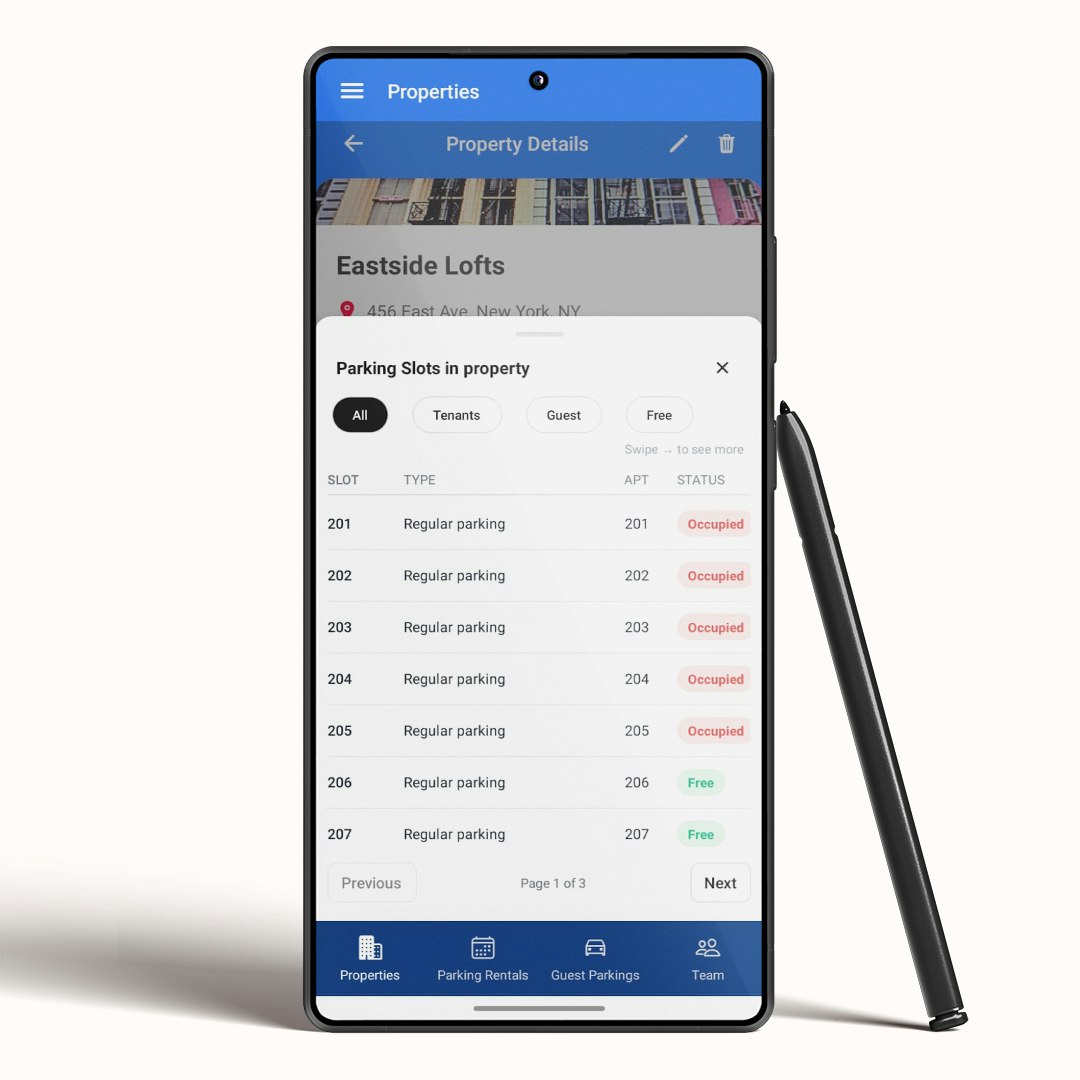 ParkEase - Screenshot 2 showing product features and functionality