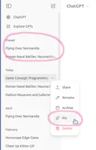 Pinnable ChatGPT gallery image