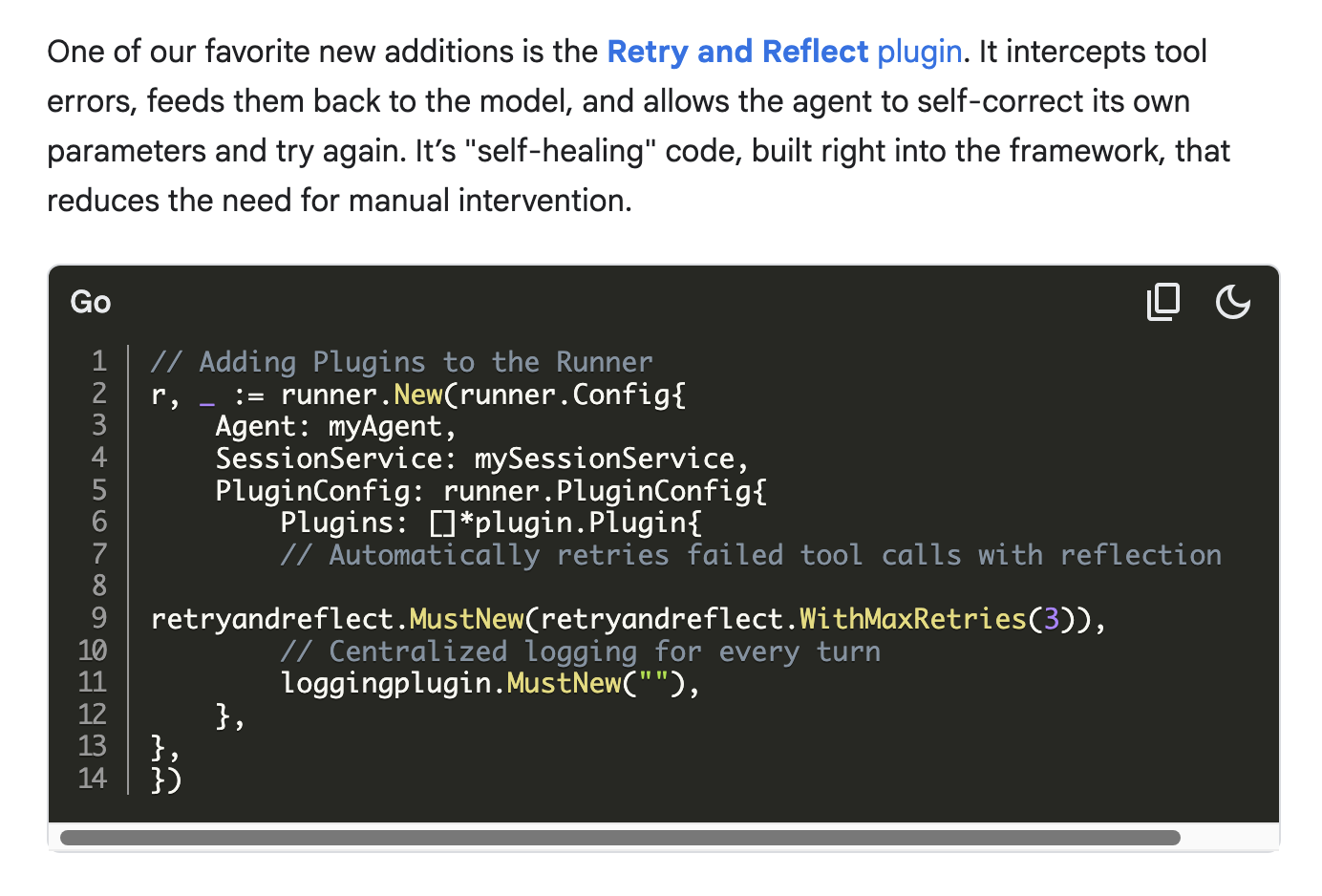 Google's ADK for Go 1.0 gallery image