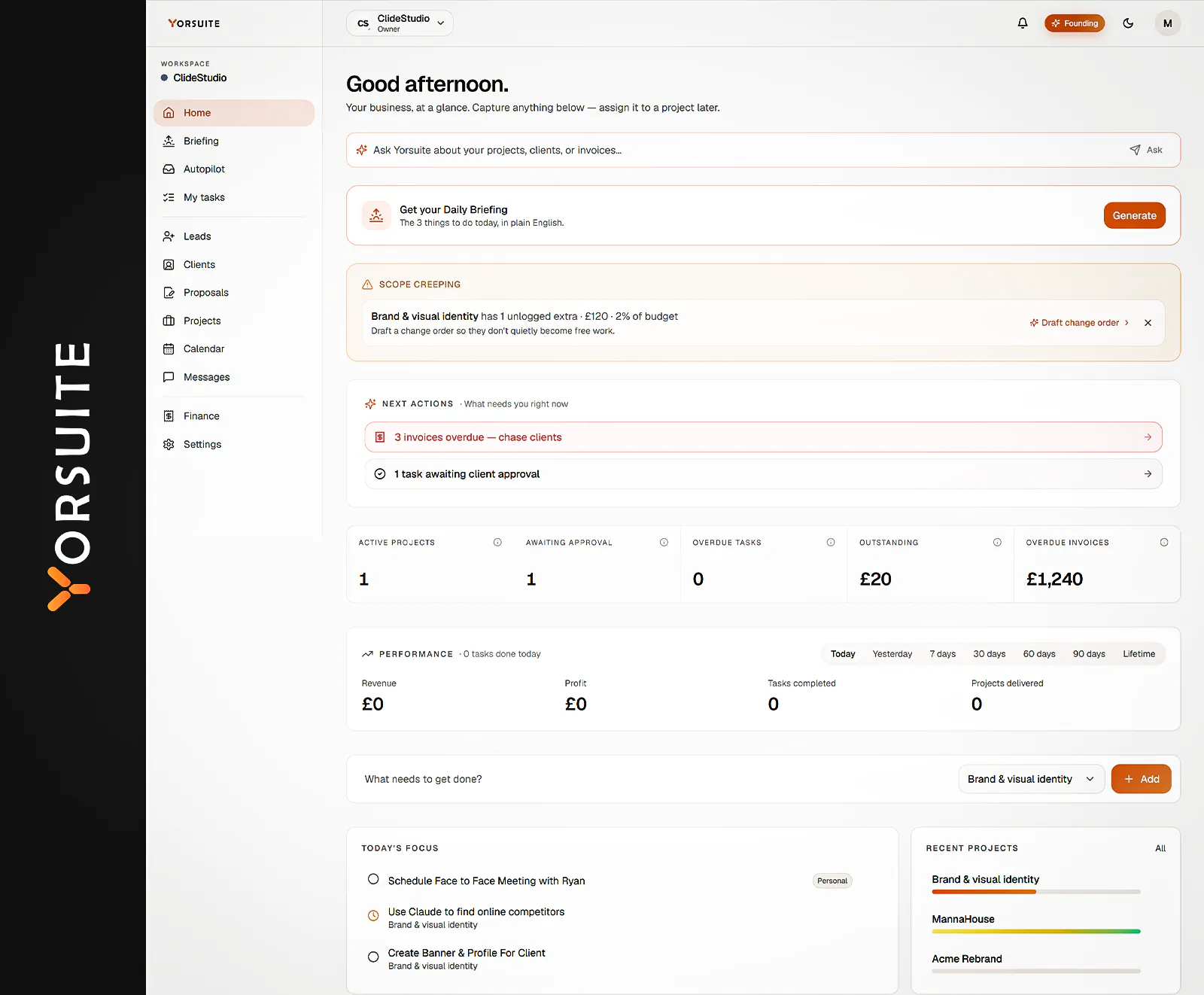 Yorsuite screenshot 2